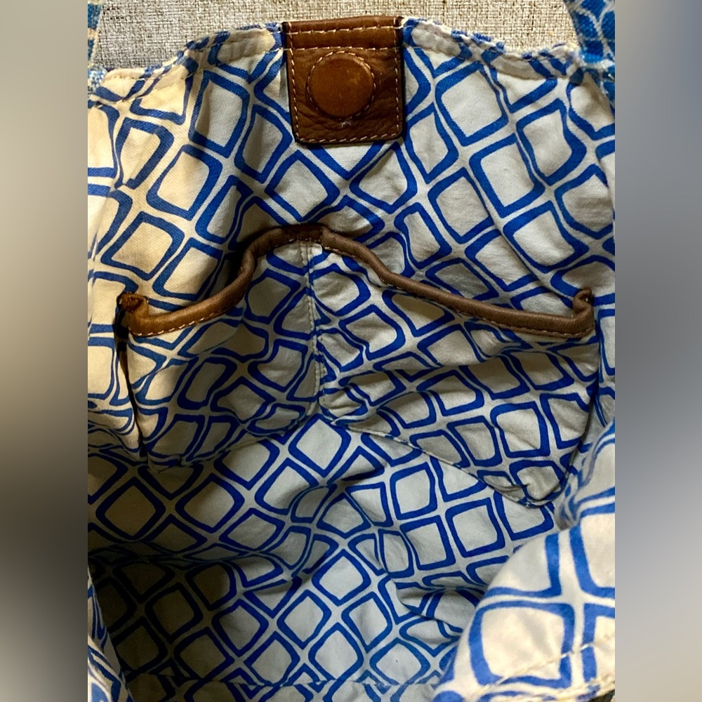 Fossil Original Hand Material: Canvas,Genuine Lea… - image 7